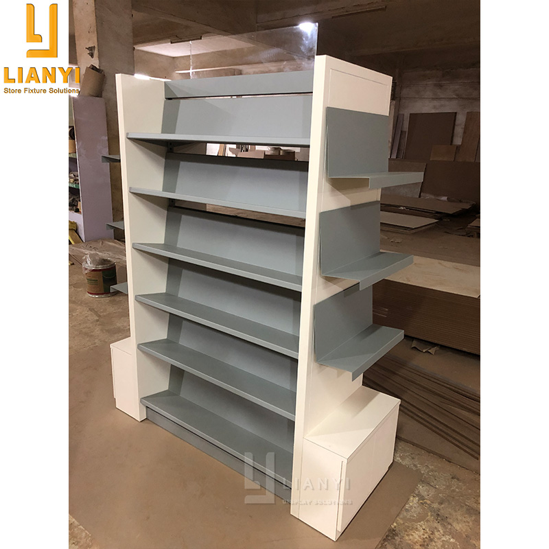 LY Book Shop Interior Design Ideas Commercial Bookstore Furniture Floor Library Book Display Stand