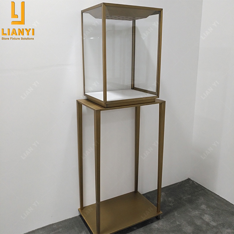 Glass Top Jewellery Pedestal Jewelry Display Cases Suppliers