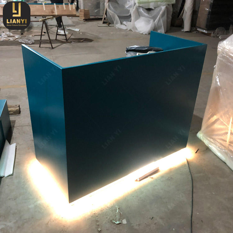 Display Cabinet Factory Custom Wooden Led Display Shelf Wine And Smoke Shop Cigarette Display Counter