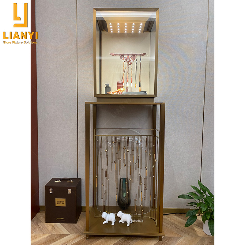 Glass Top Jewellery Pedestal Jewelry Display Cases Suppliers