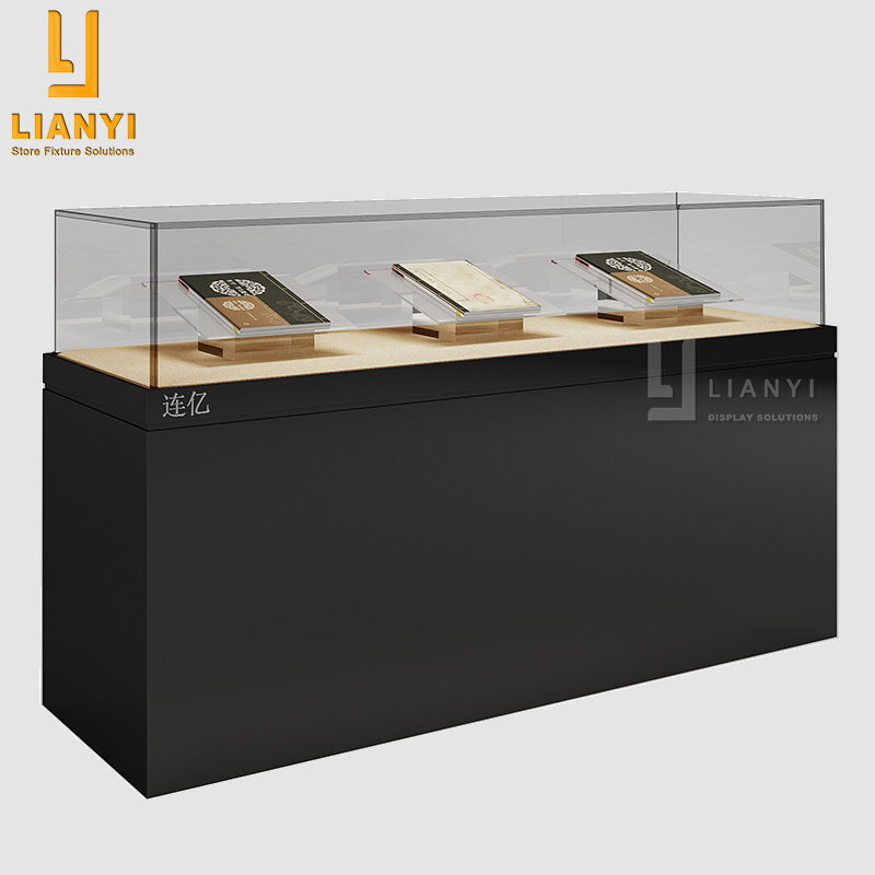 LTD-03 Freestanding Panoramic Glass Museum Table Case