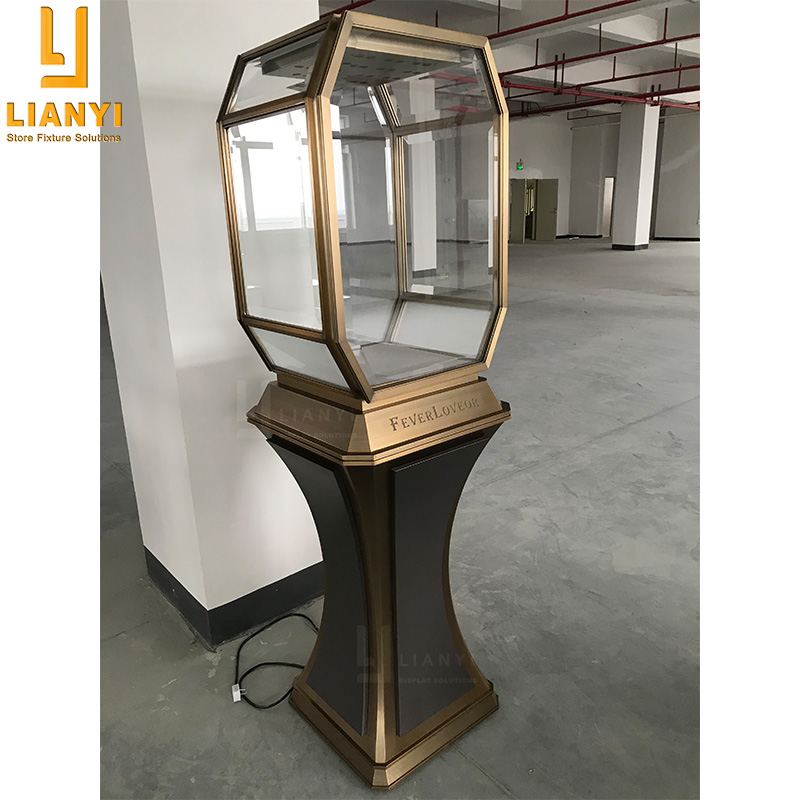 LIANYI Manufacturer Customized Jewelry Display Cases And Jewellery Shop Interior Design