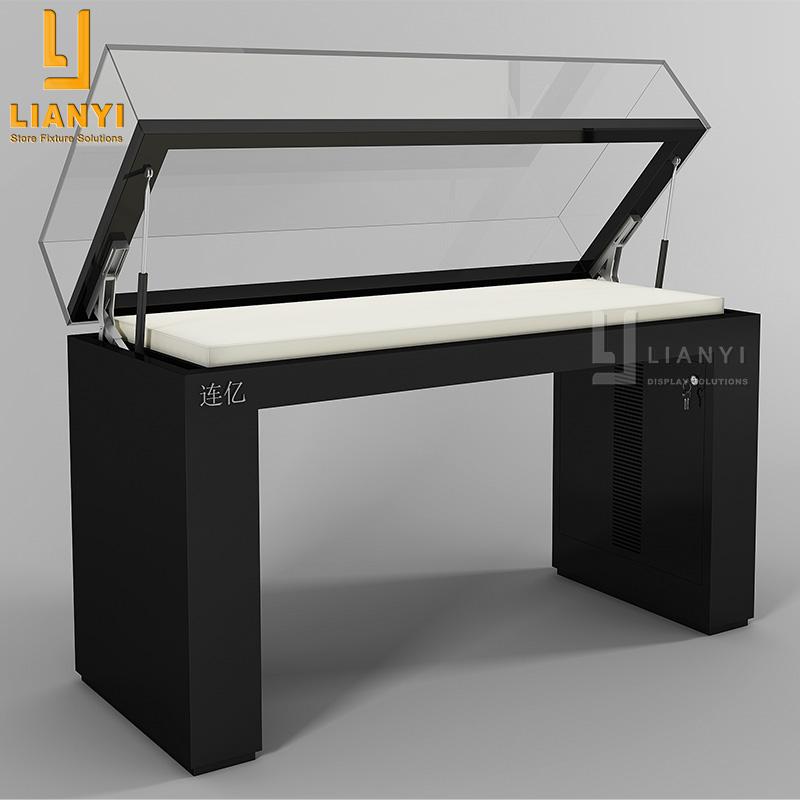 LTD-03 Freestanding Panoramic Glass Museum Table Case