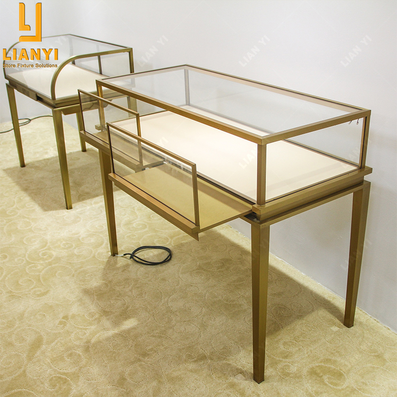 LY Jewelry Display Furniture Custom Jewellery Display Stands for Shops