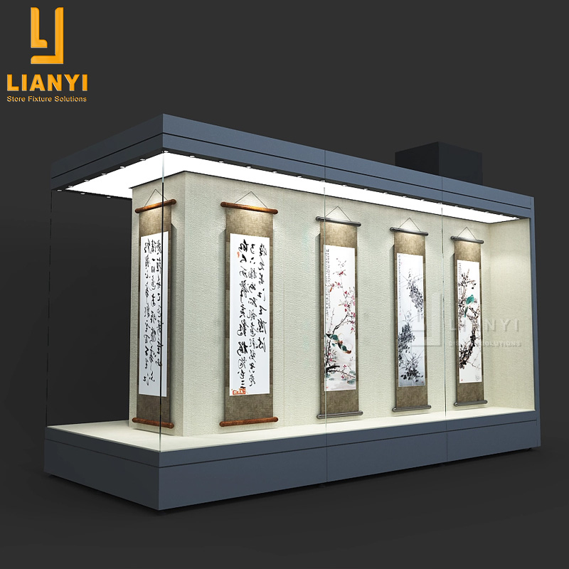 LTD-09 Art Gallery Museum Display Cases for Painting and Calligraphy