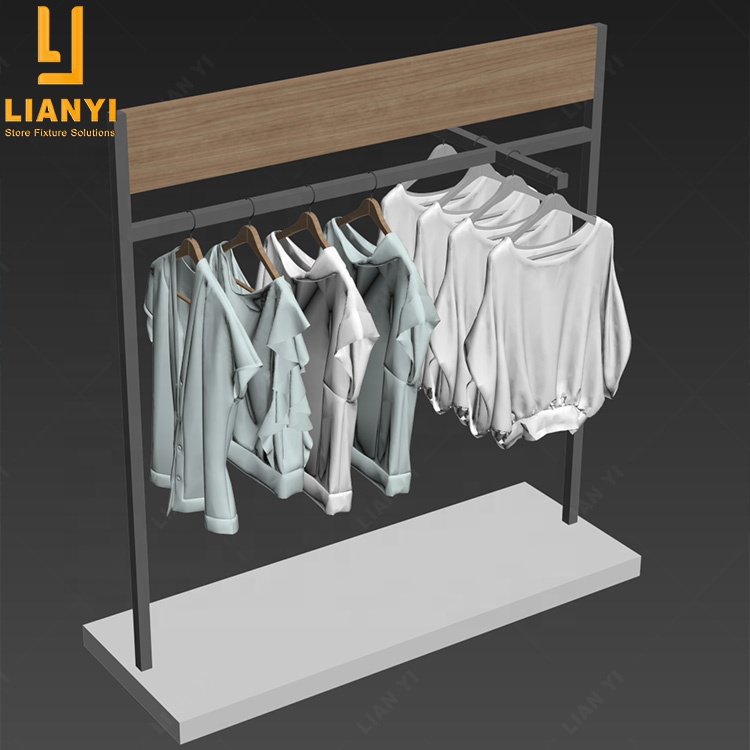 Yoga Store Display Shelves Wall Clothes Display Cabinet For Clothing Store Interior Design