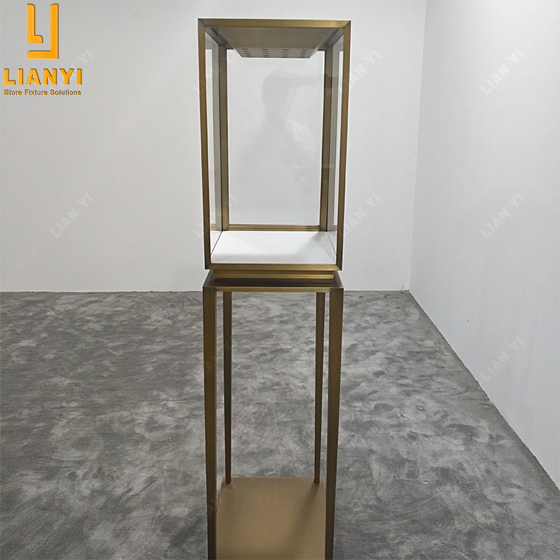 Glass Top Jewellery Pedestal Jewelry Display Cases Suppliers