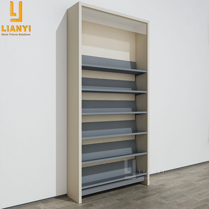 LY Book Shop Interior Design Ideas Commercial Bookstore Furniture Floor Library Book Display Stand