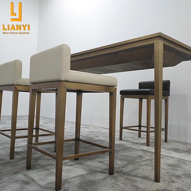 LY Jewelry Store Reception Table and Chair Suppliers