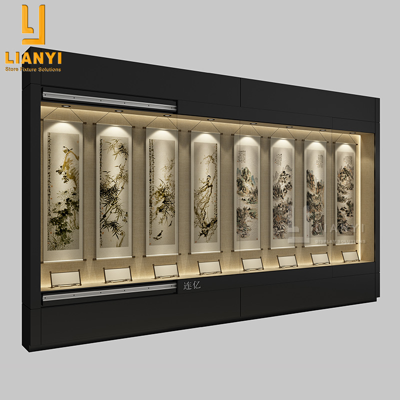 LTD-09 Art Gallery Museum Display Cases for Painting and Calligraphy