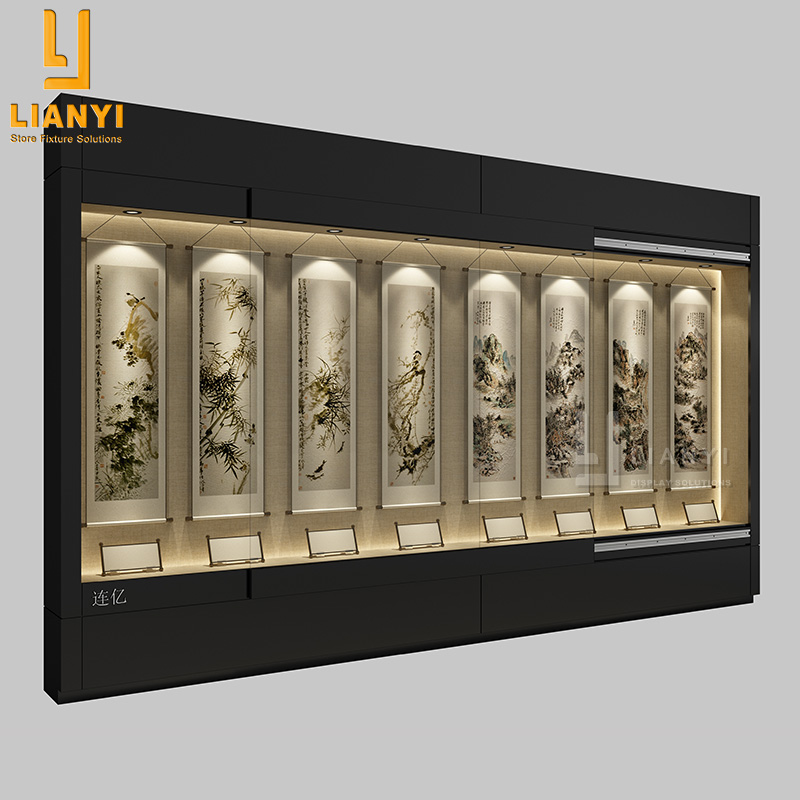 LTD-09 Art Gallery Museum Display Cases for Painting and Calligraphy