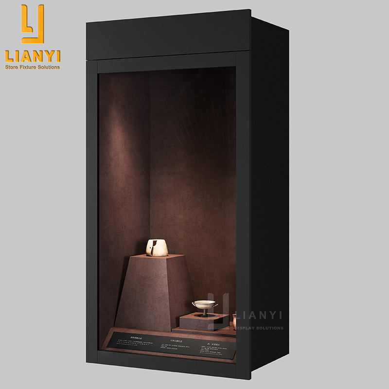 LTD-02 Recessed Wall Display Cases for Museum Display