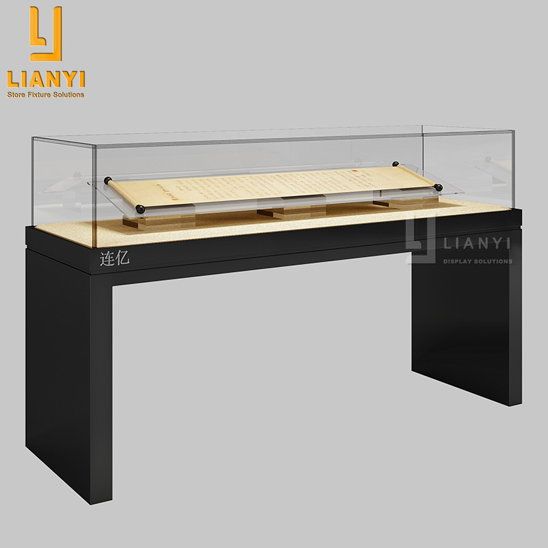 LTD-03 Freestanding Panoramic Glass Museum Table Case